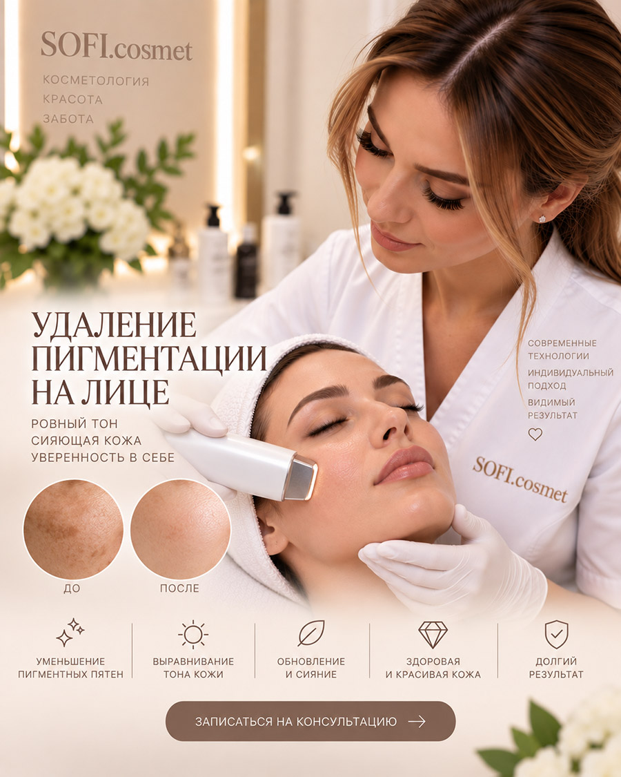 Пигментация на лице в Марьино