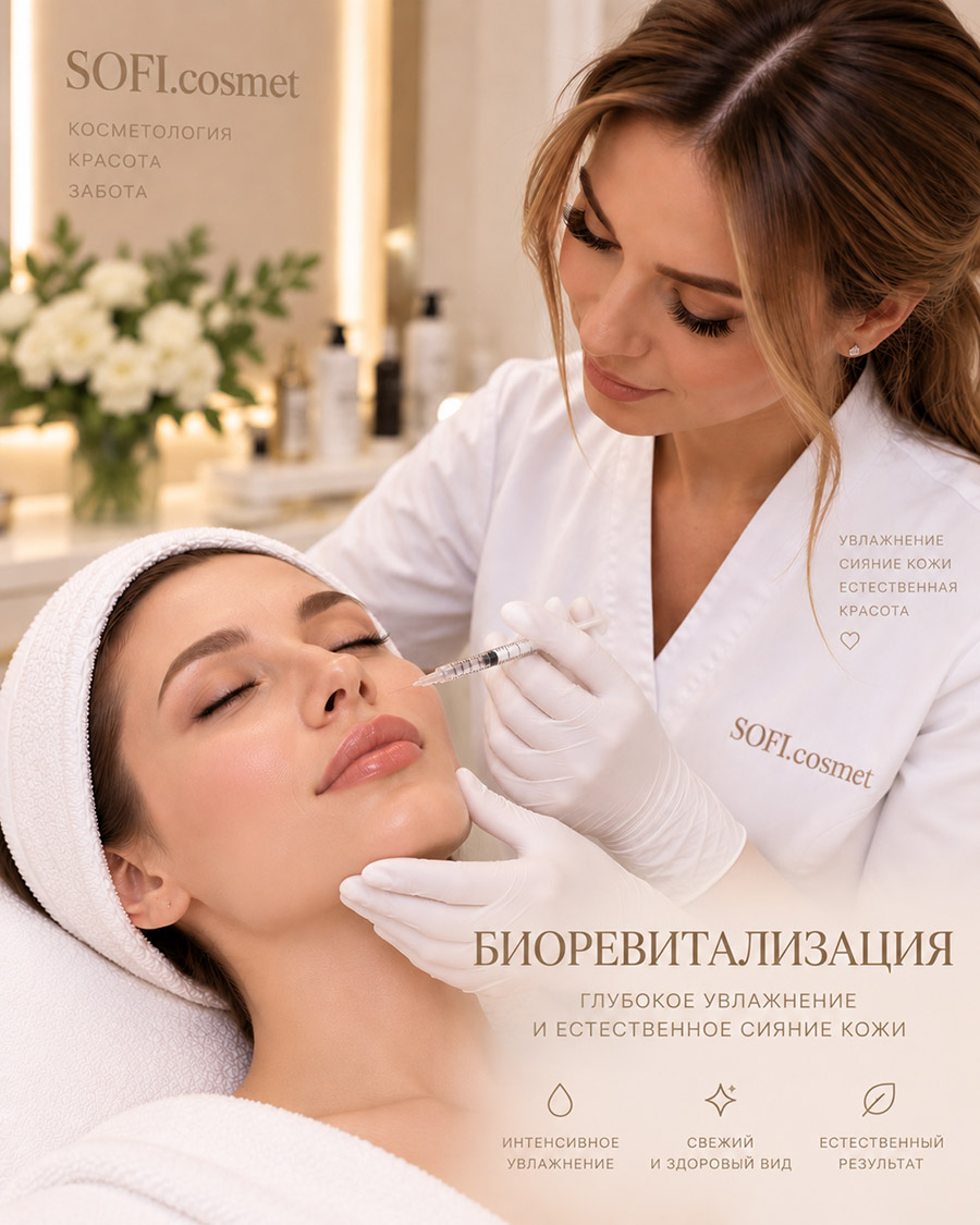 Биоревитализация лица у косметолога SOFI.cosmet в Марьино